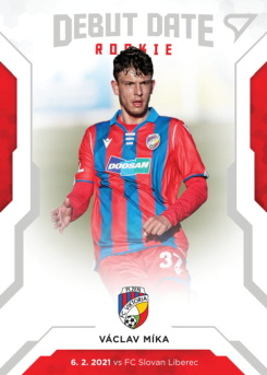 Vaclav Mika Viktoria Plzen SportZoo FORTUNA:LIGA 2020/21 2. serie Debut Date Rookie #DR09